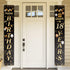 Happy Birthday Cheers to 18 Years Black Gold Yard Sign Door Banner 18th Birthday Decorations Party Supplies...