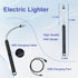 2 PCS Candle Lighter, Electric Lighter Arc Windproof Flameless with 360° Flexible Neck & LED Power Display,USB Rechargeable Lighter for BBQ, Grill...