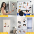 YixangDD Magnetic Picture Frames 10 Packs-Fridge Magnetic Photo Frames-Holds 4 x 6 Inches Photos,White...