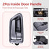FAERSI 2Pcs Inside Interior Door Handle Front Rear Driver & Passenger Side Replacement for 1997 1998 1999 2000 2001 Toyota Camry, Gray.OE:69206-AA...