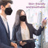 KN95 Disposable Face Mask 25 Pack 5-Ply Breathable Safety Masks Against PM2.5, Disposable Respirator Protection Mask for Men and Women Black...