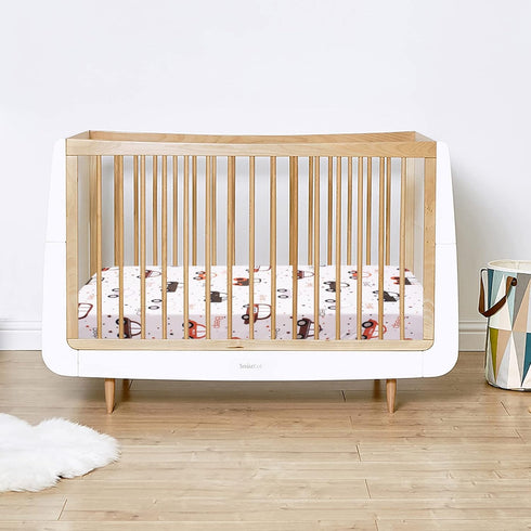 Cloele Fitted Crib Sheet - Baby Nursery Sheet 100% Polyester 1 Pack Cozy Bed Sheet for Standard Crib and Toddler Mattresses - Car Nursery Bed Shee...