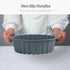 Silicone Charlotte Cake Pan, Non-Stick 8-Inch Food Grade Silicone Cake Mold for Baking Cheese Cake, Chocolate Cake, Rainbow Cakes, and More...