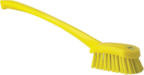 Vikan 41866 Brush,Washing,Stiff,15.75",PP/PBT,Yellow...