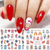 Christmas Nail Stickers for Nail Art Winter Penguin Water Transfer Nail Decals Bear Snowflake Animal Christmas Nail Art Decoration Supplies Manicu...