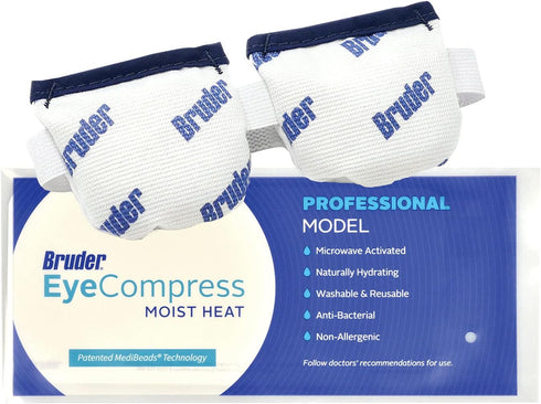 Bruder Moist Heat Eye Compress | Microwave Activated | Fast Acting and Effective Relief for Dry Eye and Other Eye Irritation...