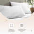 100% Organic Cotton Pillow Cases Queen Size Set of 2-100% Cotton Pillowcases GOTS Certified 300 Thread Count - Naturally Cooling Comfortable Breat...