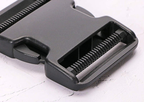 PENTA ANGEL 2Pcs 50mm/2 inch Black Plastic Buckle Clips Heavy Duty Dual Adjustable Buckles Craft Webbing Quick Side Release Buckles for Luggage St...