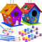 hapray 2 Pack Bird House Kit, DIY Birdhouse Kits, Wooden Crafts Arts for Children to Build and Paint (Includes Paints & Brushes) for Kids Girls Bo...