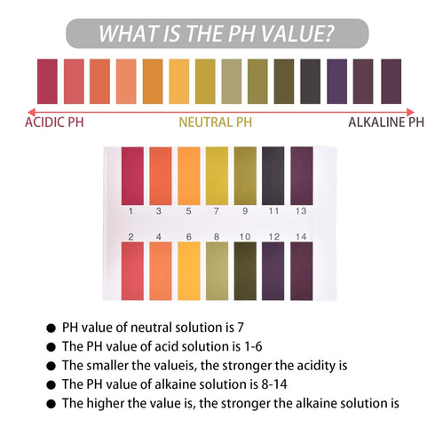 pH Test Strips, 160 PH Strips, Litmus Paper PH Test Strips, pH Level Test Kit for Water, Saliva, Soap, Urine, Food, Liquids, Soil, Lab Monitoring,...