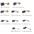 RICHERI 40Pcs Electric Motor Carbon Brushes 10 Different Sizes for Replacement Repair Power Tool Part...