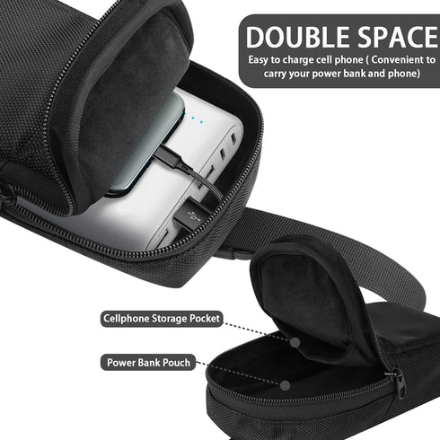 Power Bank Travel Case Compatible with Anker Power Core 26800mAh/ PowerCore +26800mAh, Storage Carrying Case for RAV Power 26800/20100/20000mAh, R...