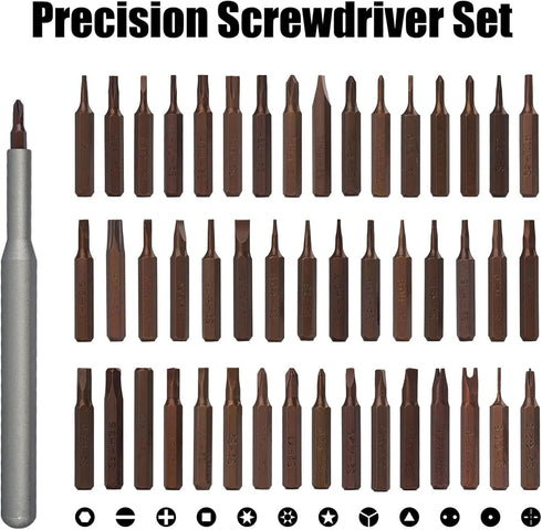 50 in 1 Precision Screwdriver Set, Mini Magnetic Screwdriver Set with Case Repair Tool Kit for Phone, Watch, Eyeglass, Laptop, Xbox Controller Rep...