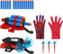 Spider Web Gloves Shooters Costume Toy for Kids Girl Boys, Web Shooter Glove Cosplay Launcher Action Figure with Wrist Toys Birthday Party Decorat...