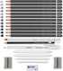 Drawing Sketching Pencil Set - 22 Piece Graphite Pencils, White Gel Pen, White Charcoal Pencils, Eraser Pencils, Erasers, Blending Stumps for Draw...