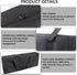 BBQ Tools Carry Bag,Large Capacity Oxford Grill Tool Carry Bag, Waterproof Outdoor BBQ Grill Accessories Bag for Picnic Cooking Camping Trip (Blac...