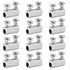 12 Pcs Stainless Steel Wire Rope Cable Clamp, Adjustable New Upgrade Double Hole Wire Rope Clamp Fastener...
