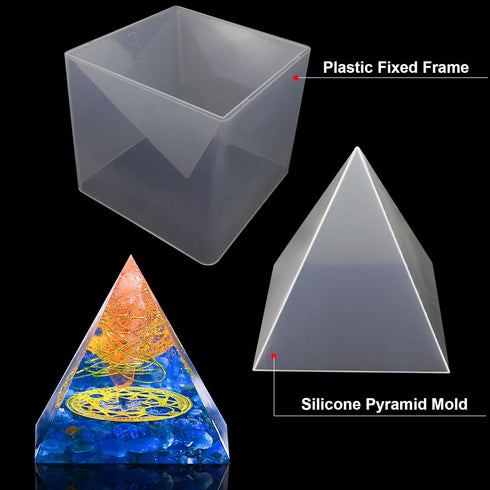 Large Pyramid Resin Mold Big Pyramid Mold for Resin Pyramid Silicone Mold Epoxy Resin Casting Mold for DIY Jewelry Casting Crafts...