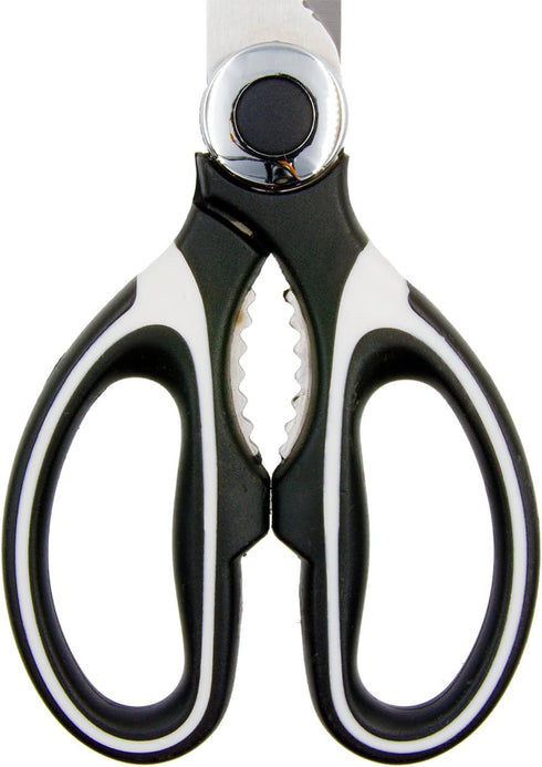 Kitchen Shears, Chef Scissors, Poultry Shears, Meat Shears, Kitchen Scissors with Premium Stainless Steel Blades & Sure-Grip Ergonomic Handles (Wh...