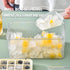 JSE Ice Cube Tray with Lid, 56 PCS Ice Cube Mold with Container, Small Square Shaped Ice Maker for Drinks, Coffee and Cocktails...