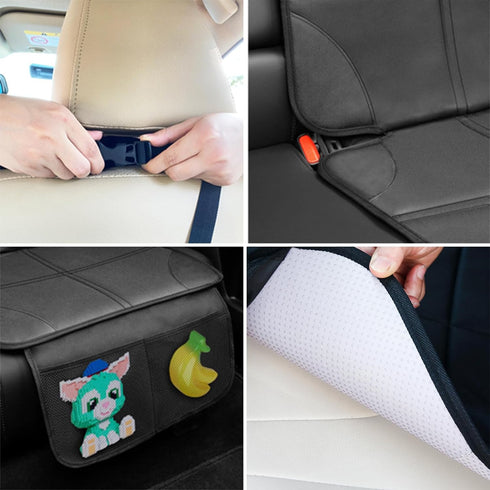 Car Seat Protector for Child Car Seat, Thick Padding Seat Protector Under Baby Car Seat, 600D Waterproof Non-Slip Fabric Car Seat Cover for Child ...