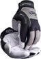 Caiman MAG (Multi-Activity Glove), Padded Goat Grain Leather Palm, AirMesh Back, Reflective Neoprene Knuckles, White/Black, X-Large (2955-6)...