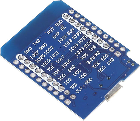 D1 Mini NodeMCU ESP32 ESP-WROOM-32 WLAN WiFi Bluetooth IoT Development Board 5V Compatible for Arduino (3pcs)...