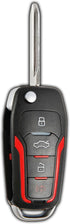KeylessOption Key Fob Replacement for 2000 2001 2002 2003 2004 2005 2006 2007 2008 2009 2010 2011 2012 2013 2014 2015 2016 2017 2018 2019 Ford Lin...