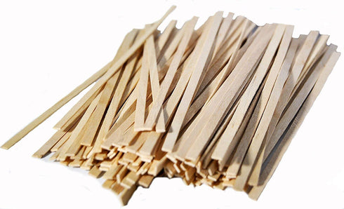 Wooden Splints, Pack of 500 - 5.5" x 5/32" x 1/32" - Soft, Dry Wood - for General Laboratory Use...