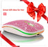Bluetooth Mouse,Bling Dazzling 2.4GHz Rechargeable Wireless Mouse Slim Mouse with USB Receiver, Compatible with Notebook, PC, Laptop, Computer, Ma...