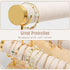 ProCase Bracelet Holder Display Bracelet Organizer Stand, Gold Detachable Bangle Storage Rack for Selling, Velvet Wrap Watch Holder with Wooden Ba...