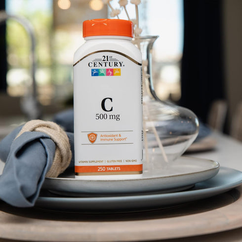 21st Century Vitamin C, 500 mg, 250 Tablets...