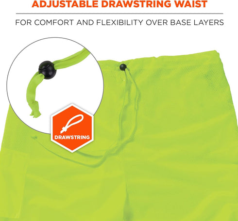 Ergodyne unisex adult Class Two-tone Reflective Safety Pants, Lime, Large-X-Large...