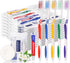 10 Set Disposable Toothbrushes with Toothpaste and Soap Individually Wrapped, 10 pcs Toothbrushes, 5 Colors with 10pcs Bar Soap(0.5 oz)...