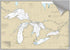 Great Lakes Decorative Nautical Chart...
