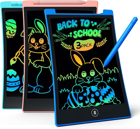 KOKODI Kids Toys 3 Pack LCD Writing Tablet, Colorful Toddler Drawing Pad Doodle Board Erasable, Educational Learning Toys Birthday Gifts for Boys ...