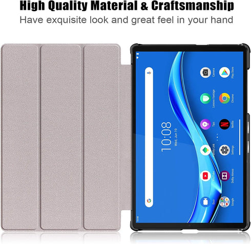 Case for Lenovo Tab M10 HD (2nd Gen), Folding Folio Ultra-Thin Smart PU Leather Stand Case Cover for Lenovo Tab M10 HD Gen 2 TB-X306X (Not for M10...