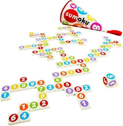 Blue Orange Sumoku, Five game variations (including solo and team play) for up to 8 players, ages 8 to adult...