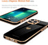Teageo for iPhone 13 Pro Case for Women Girl Cute Love-Heart Luxury Bling Plating Soft Back Cover Raised Full Camera Protection Bumper Silicone Sh...