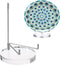 Hipiwe Adjustable Metal Arm Display Stand Easel with Round Acrylic Base Decorative Plates Display Easel Holder for Plate Agate Slice Fossils Cryst...