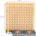 Wooden 9X9 Math Games for Kids 8-12, Kingmall Montessori Multiplication Board Game Wooden Multiplication Board, Educational Preschool Counting Too...