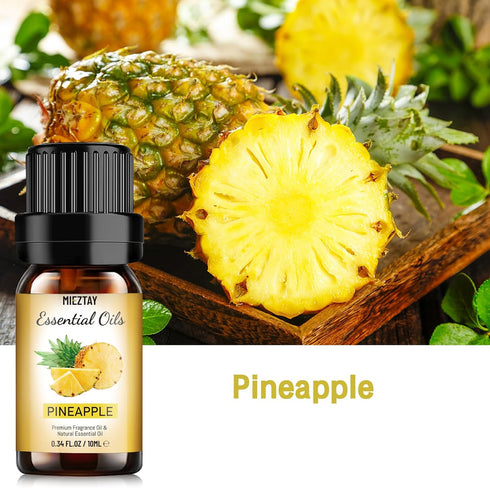 Pineapple Fruit Essential Oils - Fragrance Oil for Diffusers, Candle&Soap Making - Premium Aromatherapy Oil with Fruity Scent (2x10ml)...