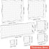 7 Pieces Acrylic Stamp Block Clear Stamping Tools Set with Grid Lines for Scrapbooking Crafts Card Making,Clear Acrylic Stamp Block Kit with Grid ...