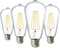 Sunco Lighting - 4 Pack Dusk to Dawn Light Bulbs LED Edison 3000K Warm White, CRI90 7W Equivalent 60W, Vintage Style ST64 Extra Bright Automatic B...