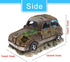 Create idea Aquarium Fish Tank Decor Ornament Resin Imitation Accident Car Landscape Terrarium Home Interior Decorating Accessories 12x7x7cm Brown...