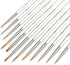 MyArtscape Artist Supplies Miniature Paint Brushes, Set of 12 for Detail & Fine Point Painting - use with Acrylic, Watercolor, Oil, Gouache - for ...