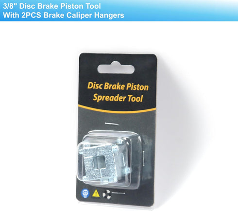 Brake tools,3/8" Disc Brake Piston Tool with 2PCS Brake Caliper Hangers, Manual Brake Caliper Wind Back Cube Tool for 3/8'' Driver,brake piston to...