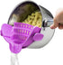 Kitchen Gizmo Snap N Strain Pot and Pasta Strainer - Strainers and Colanders - Adjustable Silicone Clip On Strainer for Pots, Pans, and Bowls - Ki...
