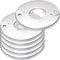 Floor and Ceiling Plate Split Flange, Fits 1 Inch IPS Galvanized Pipe or 1-1/4 Inch Copper Pipe, Chrome Finish (Pack of 6)...