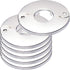 Floor and Ceiling Plate Split Flange, Fits 1 Inch IPS Galvanized Pipe or 1-1/4 Inch Copper Pipe, Chrome Finish (Pack of 6)...
